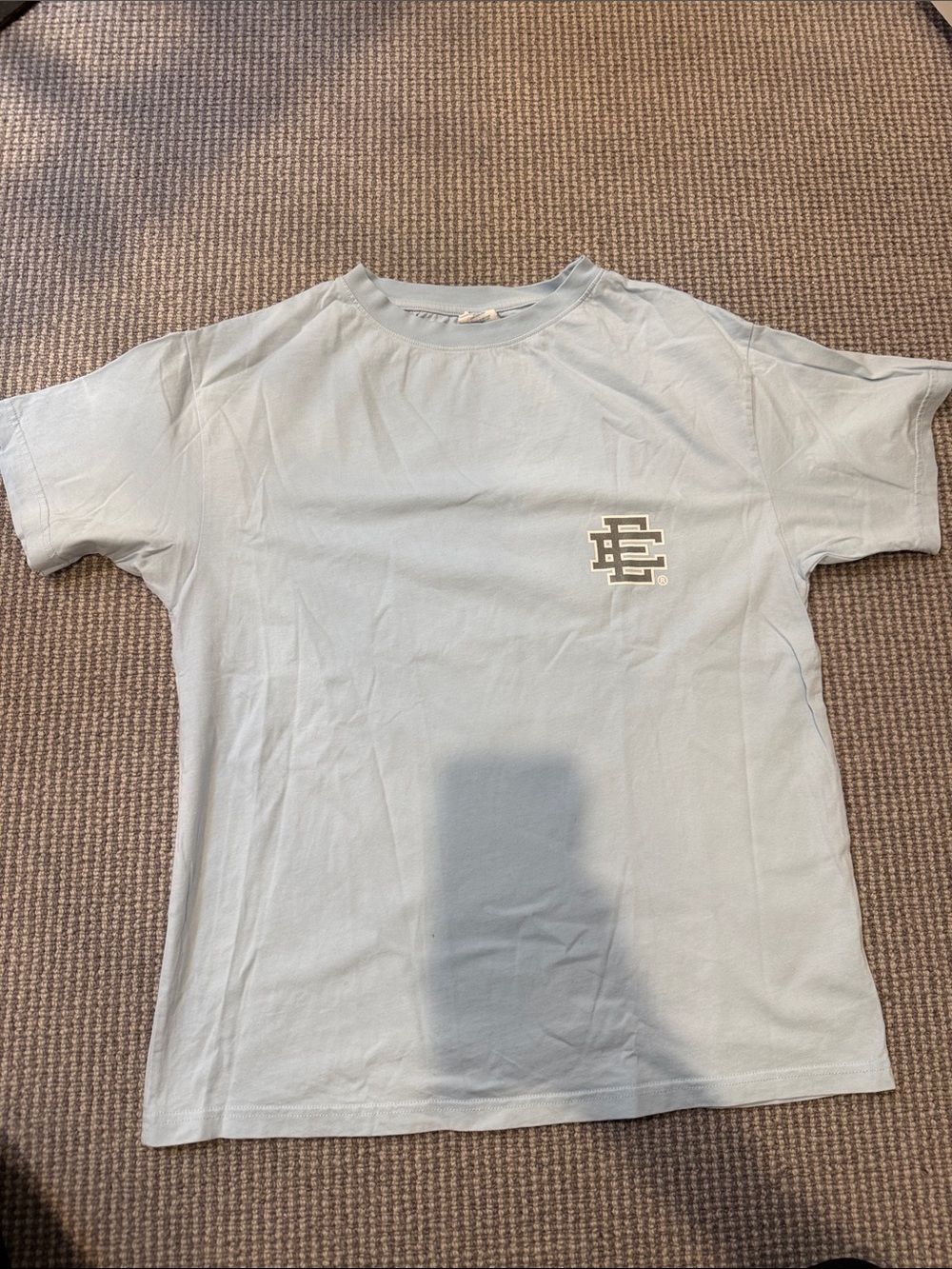 Eric Emanuel Pale Blue Short Sleeve Logo Tee
